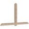 Ekena Millwork Eugene Smooth Timber Gable Bracket, Douglas Fir, 108"W x 58"H x 5 1/2"D x 5 1/2"F, 13/12 Pitch GBW108X58X0606EUG00SDF - alternate 3